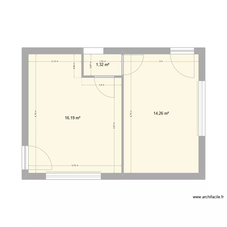 La p&eacute;pite Margut. Plan de 