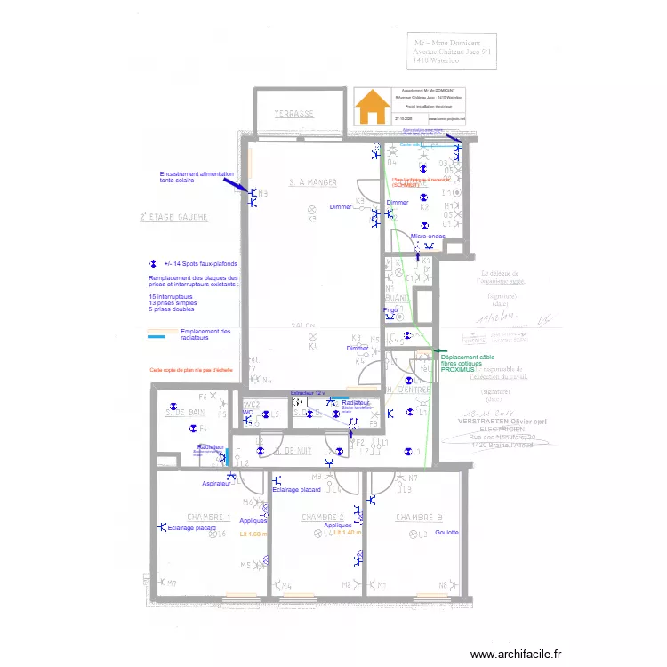 PROJET ELECTRICITE 301025 4. Plan de 