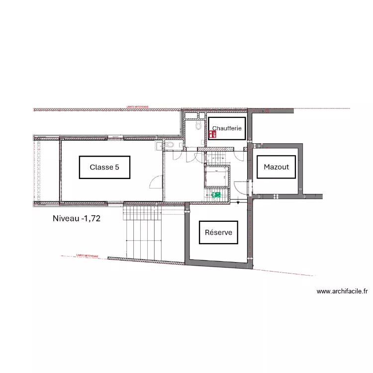 Saint-Quirin Warnant - Evacuation -1. Plan de 