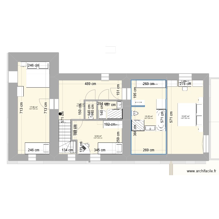 Maison Namour.ette. Plan de 15 pièces et 211 m2