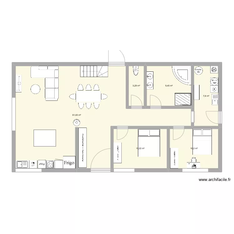 Etable version 2. Plan de 