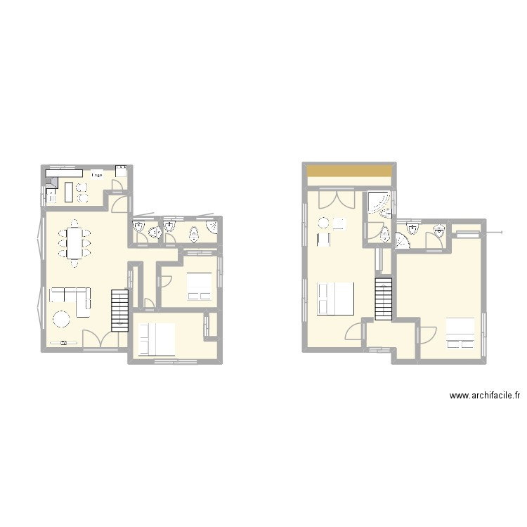 Benita. Plan de 14 pièces et 26 m2