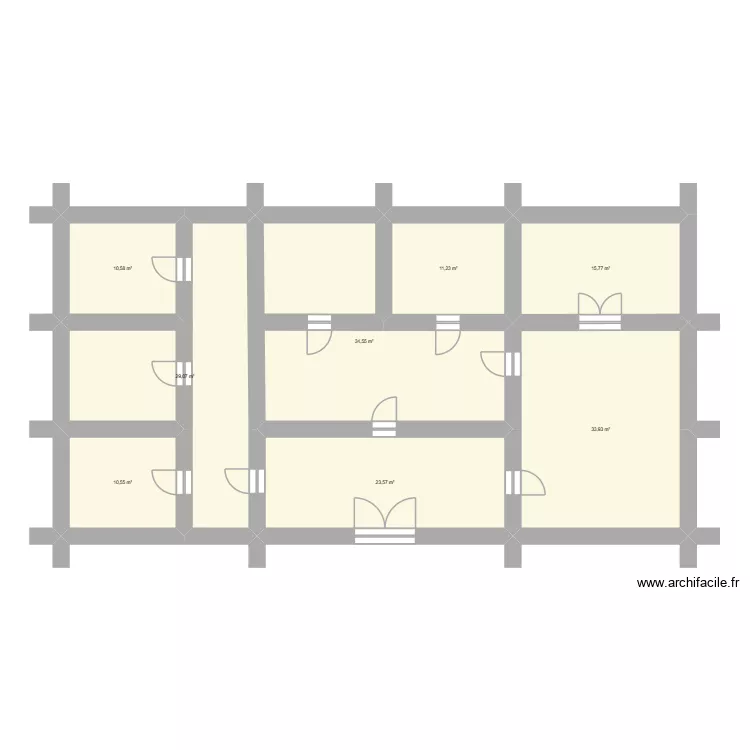 Clinique N&eacute;pal 2. Plan de 8  et 169 m²