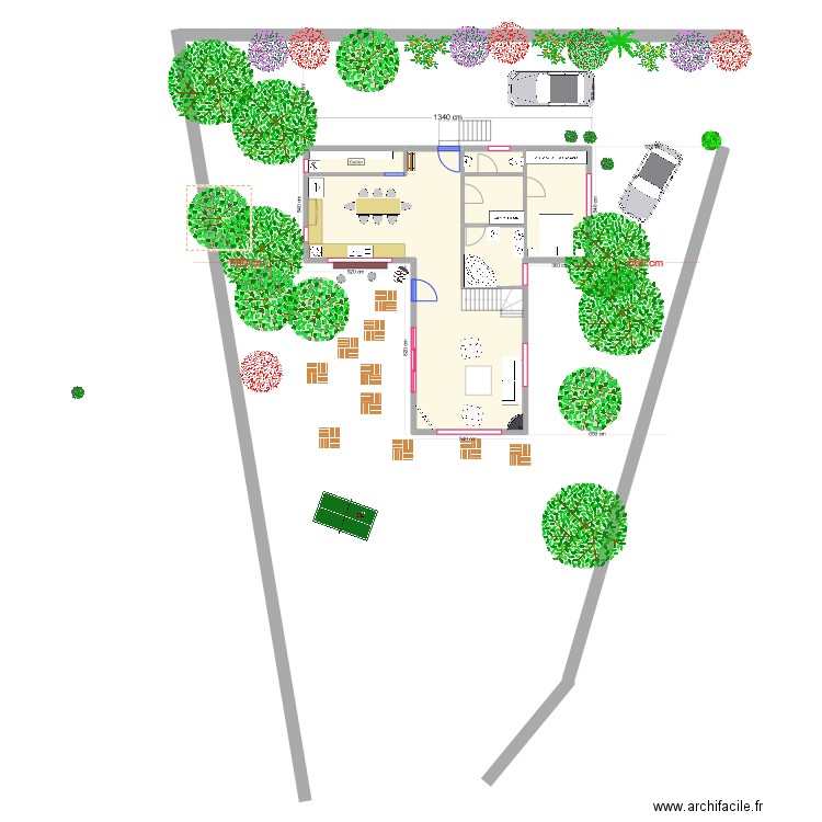Morgat. Plan de 0 pièce et 0 m2