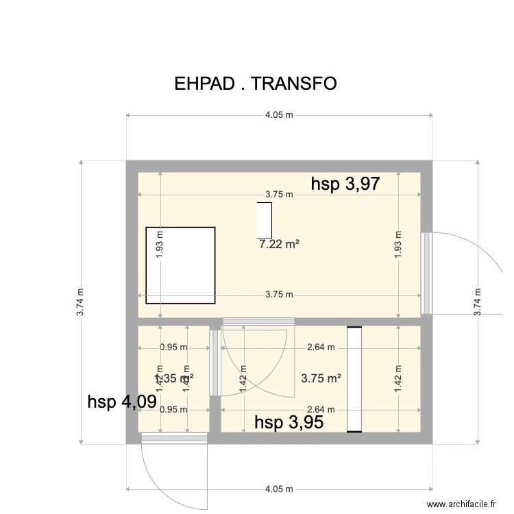 EHPAD  TRANSFO  GTNC. Plan de 0 pièce et 0 m2