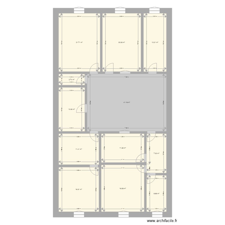 chinois existant 1er etage. Plan de 0 pièce et 0 m2
