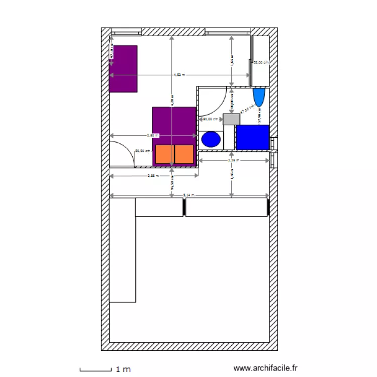 PROJET FINAL ETAGE LIT 140. Plan de 