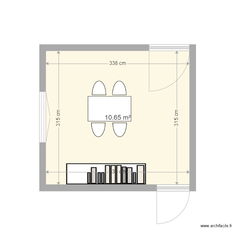 SALLE A MANGER. Plan de 0 pièce et 0 m2