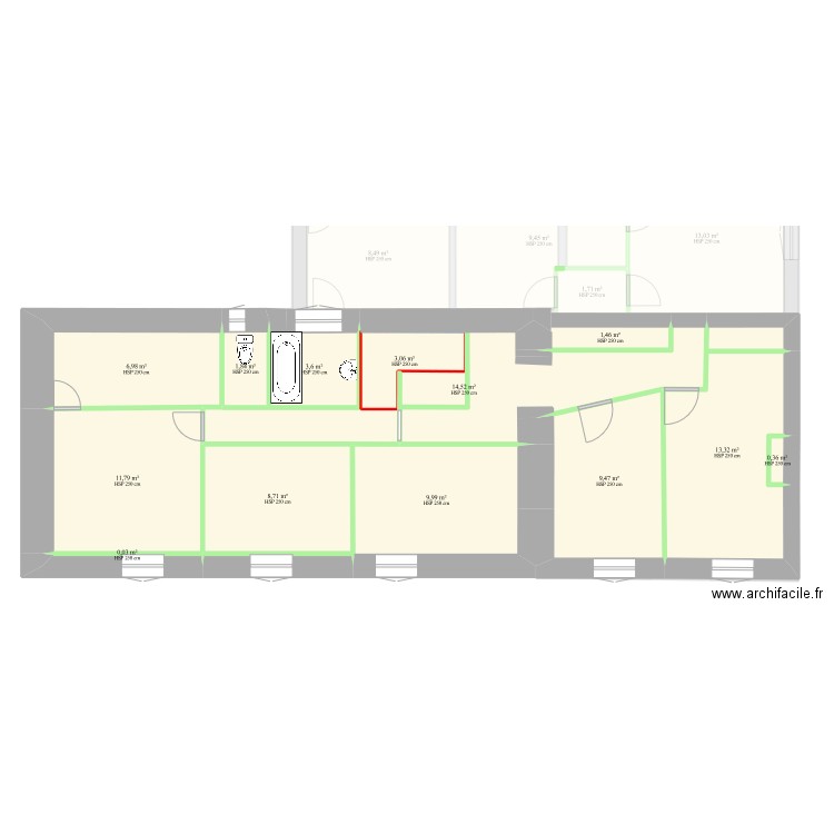 Mellac structure 3. Plan de 0 pièce et 0 m2