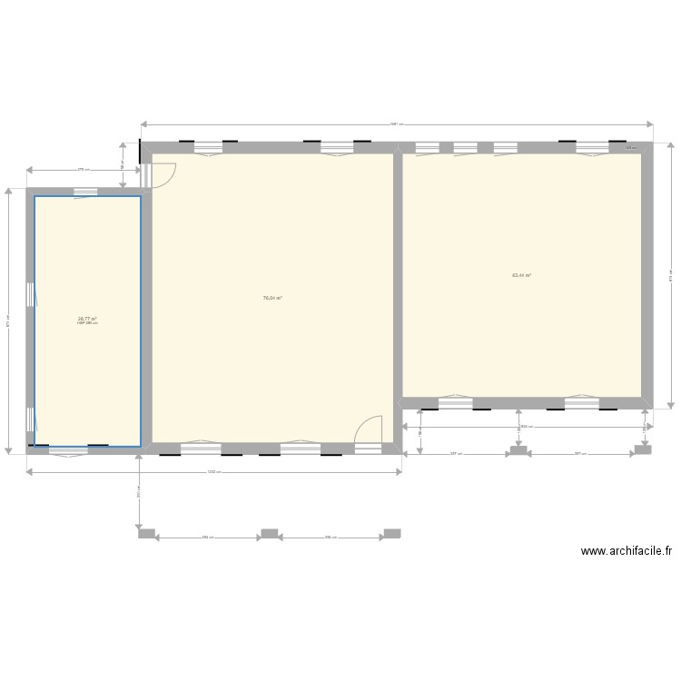 Ma maison ajout fenêtres. Plan de 0 pièce et 0 m2