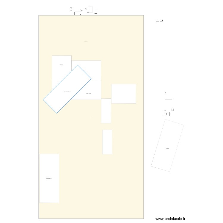 container bis . Plan de 0 pièce et 0 m2