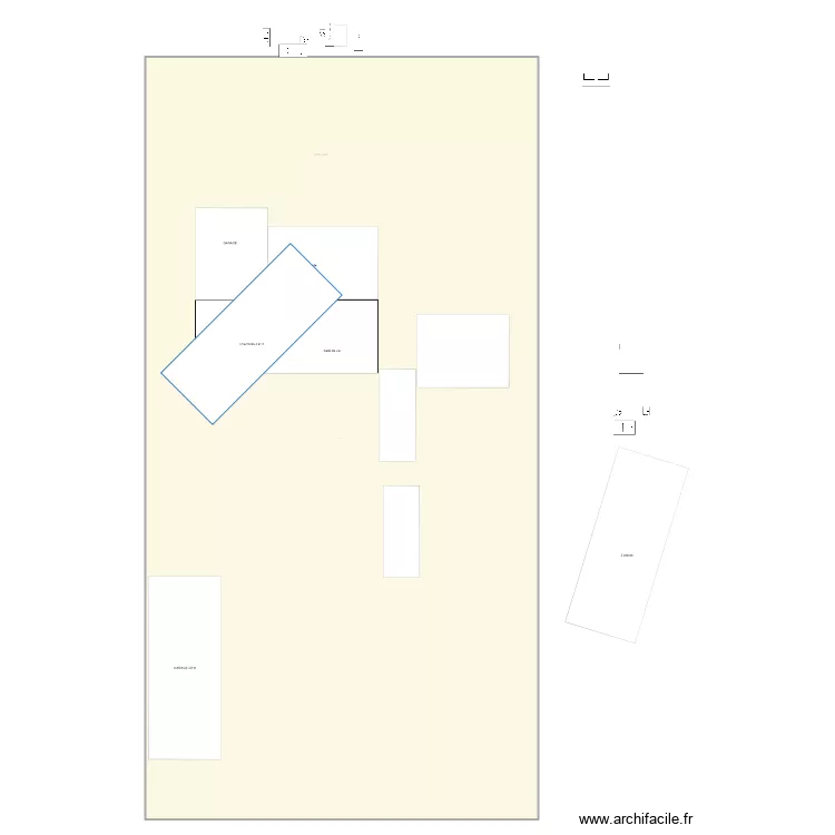 container bis . Plan de 