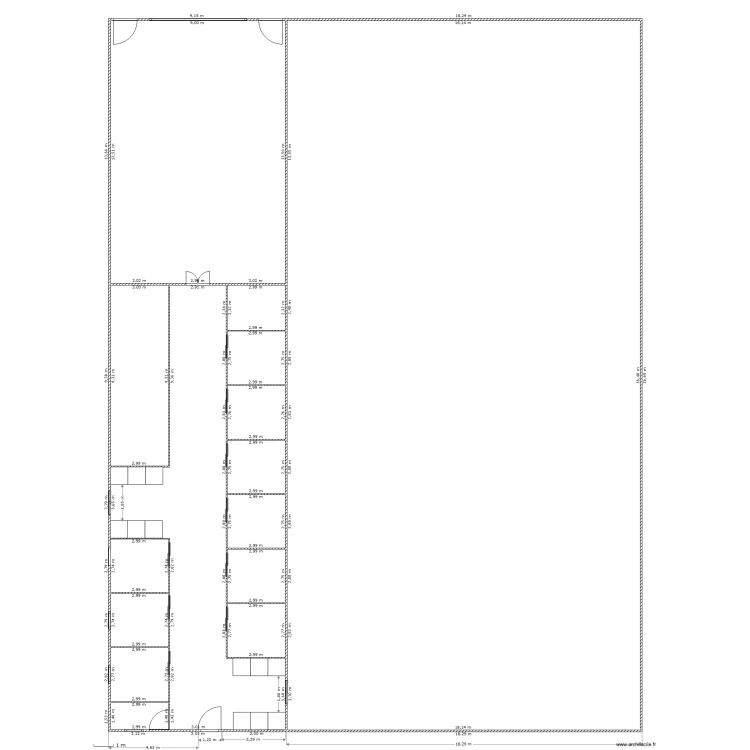 &eacute;curie int&eacute;rieure v3. Plan de 
