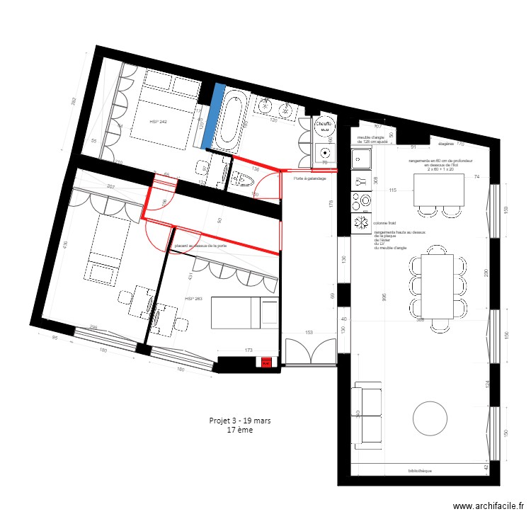 projet 3 constance de b. Plan de 0 pièce et 0 m2