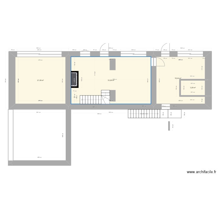 plan de base 1. Plan de 0 pièce et 0 m2