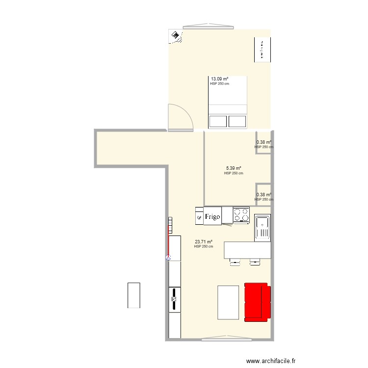 Patio Voltaire 2. Plan de 0 pièce et 0 m2