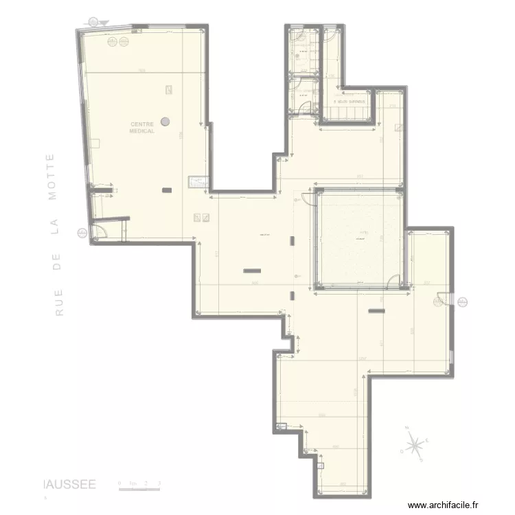 93 Aubervilliers Motte EXISTANT V ArL 280522. Plan de 