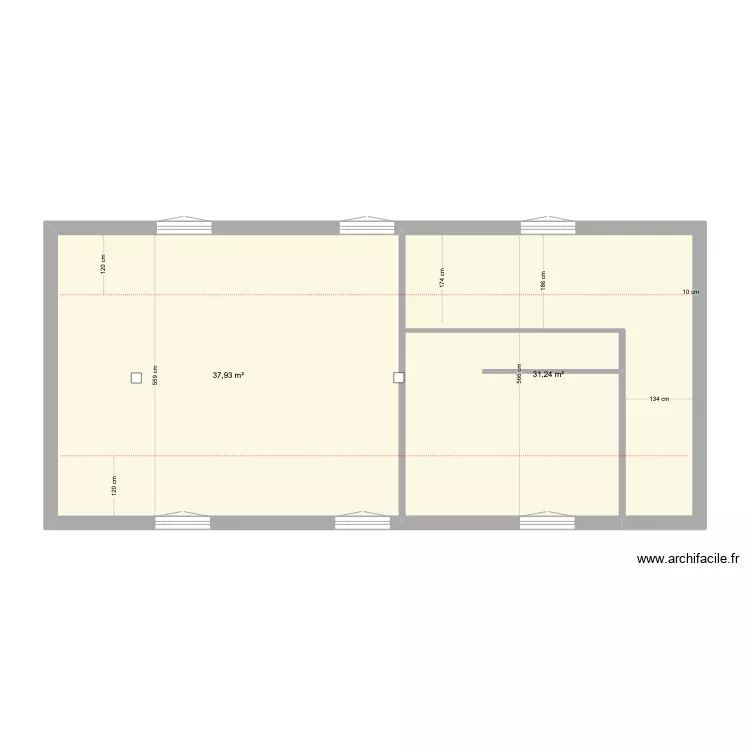 TUILIER ETAGE 1 V2. Plan de 