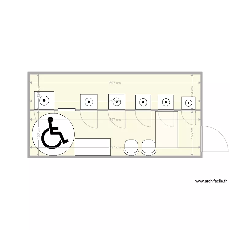 SPEED QUEEN BUNGALOW BASTIA. Plan de 