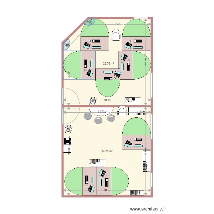 Plan Cassin. Plan de 0 pièce et 0 m2