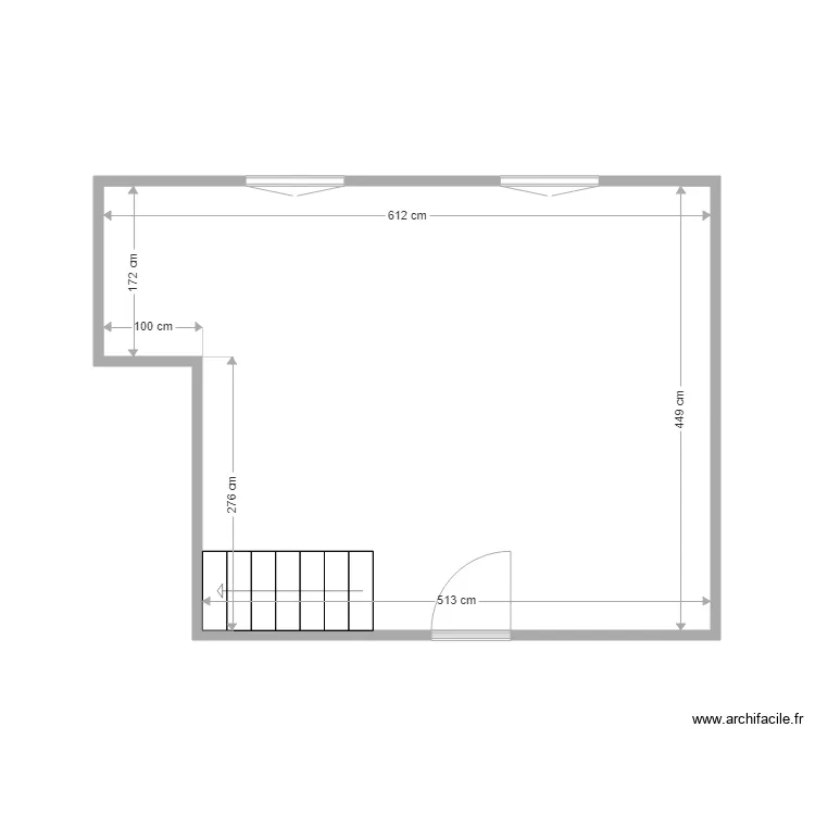 GONDRAS  T3 niveau 2. Plan de 