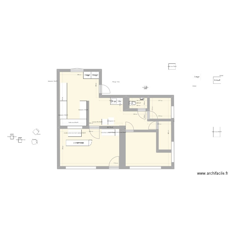 Quimper. Plan de 0 pièce et 0 m2
