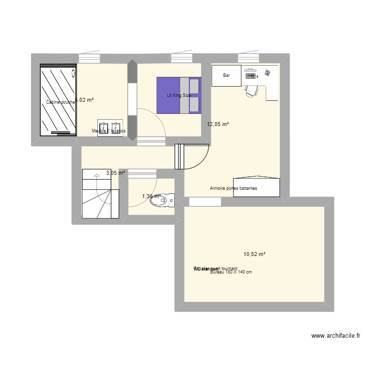 pascal 2em 3. Plan de 0 pièce et 0 m2
