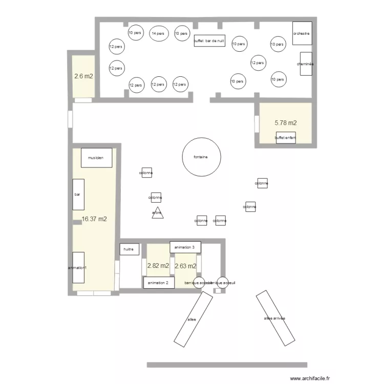 cocktail chartreuse legeret . Plan de 