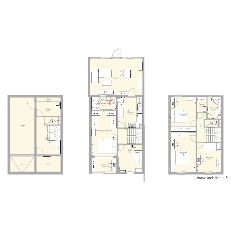 Maison  Electricité v11. Plan de 0 pièce et 0 m2