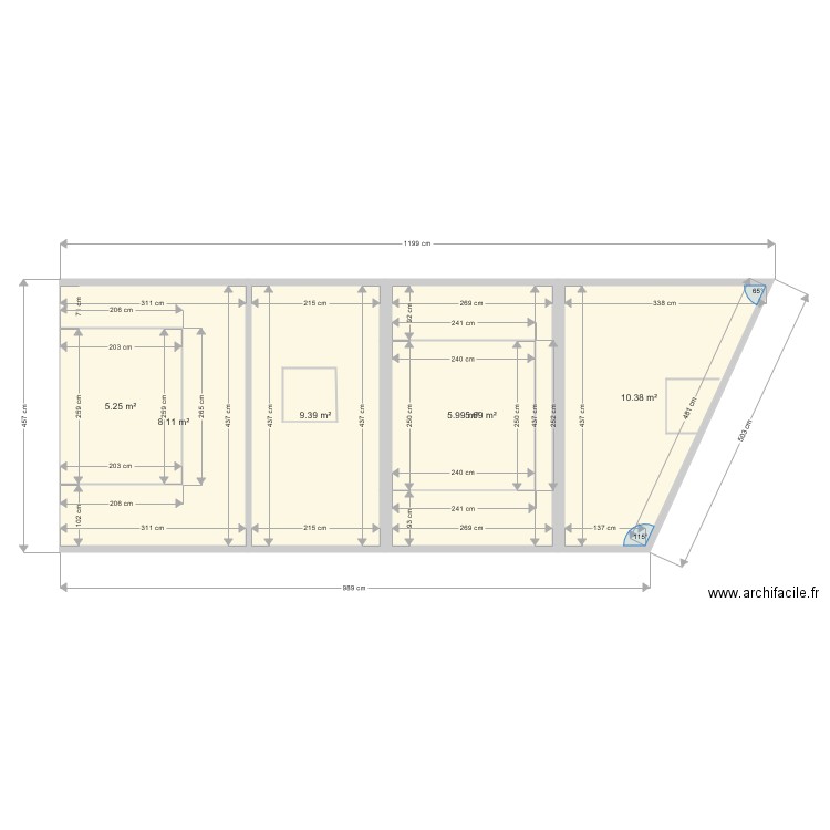 plan coupe. Plan de 0 pièce et 0 m2