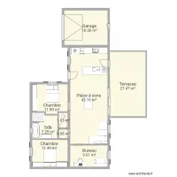 Maison t4 85m2 garage 18m2