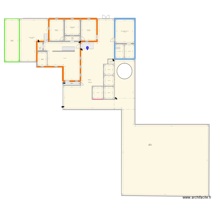Corps de Ferme intégrale. Plan de 0 pièce et 0 m2