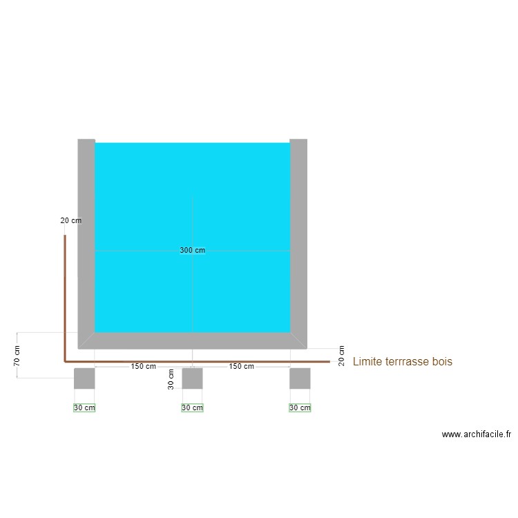 Positions_fixations_bache. Plan de 0 pièce et 0 m2