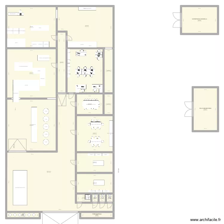 PLAN 1260M2 OPEN SPACE v3. Plan de 