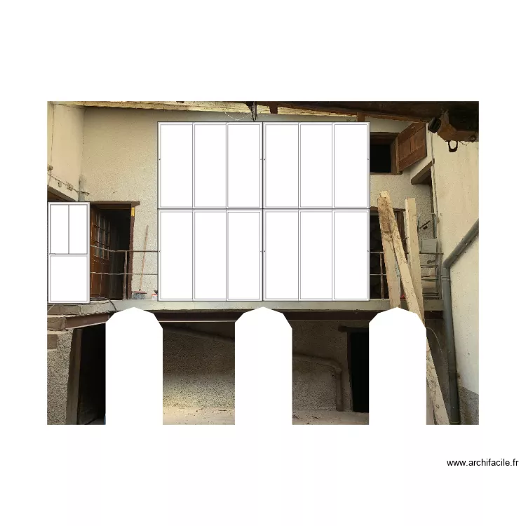 fa&ccedil;ade photo. Plan de 