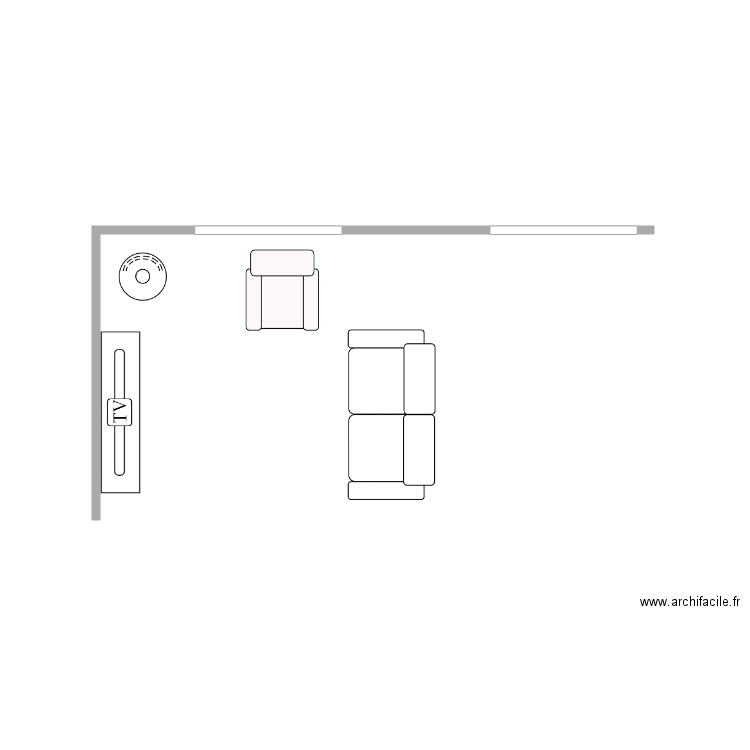 plan du salon 1. Plan de 0 pièce et 0 m2