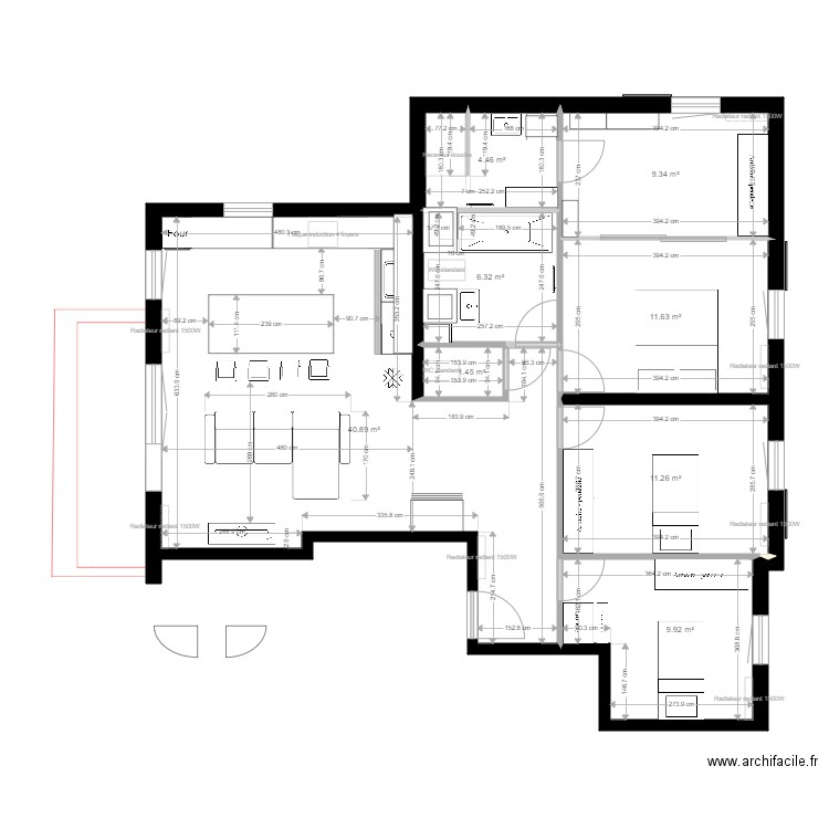 plan caro T5 au 231020. Plan de 0 pièce et 0 m2