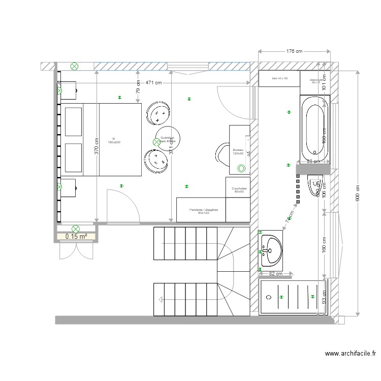 CHAMBRE CLASSIQUE 4. Plan de 0 pièce et 0 m2