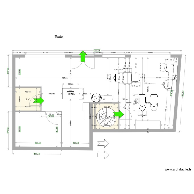 plan nouveau salon 1. Plan de 0 pièce et 0 m2