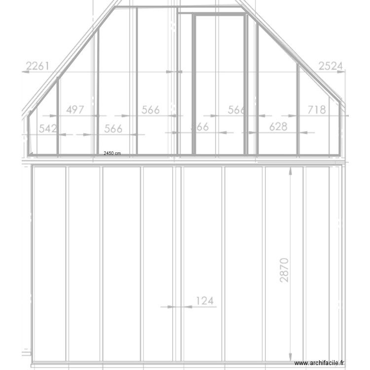 cloison Suite . Plan de 0 pièce et 0 m2