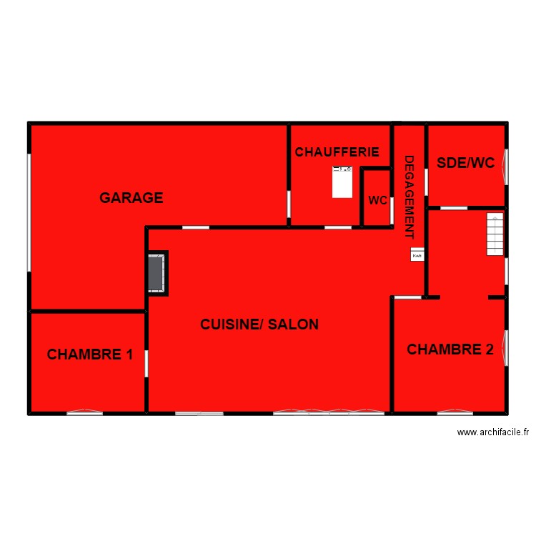 LHOSTIS VENTE. Plan de 7 pièces et 154 m2