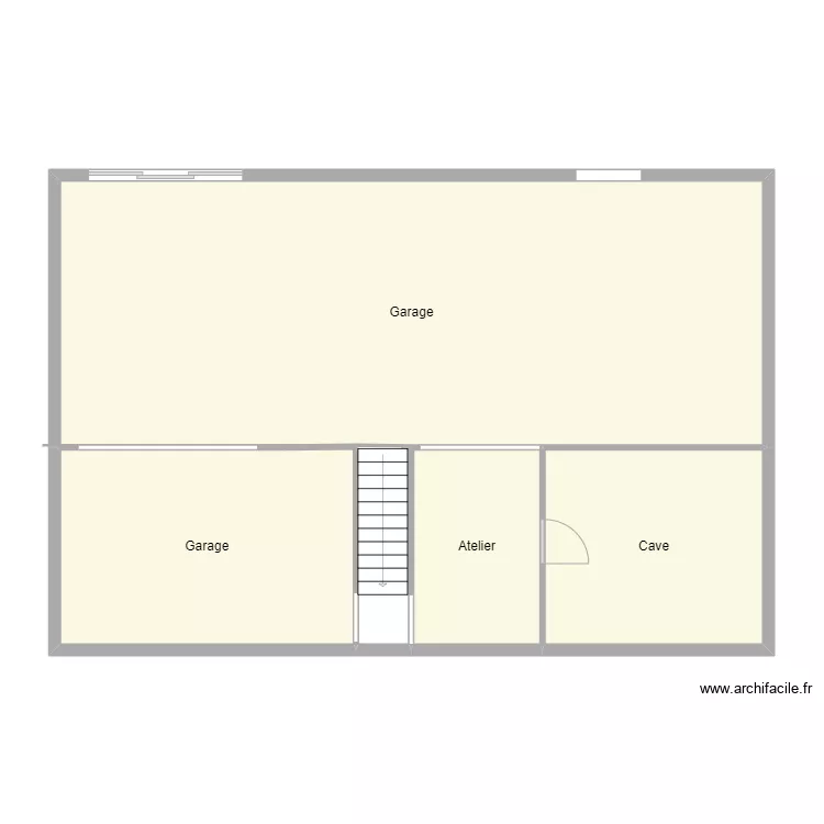 montarou sous sol. Plan de 