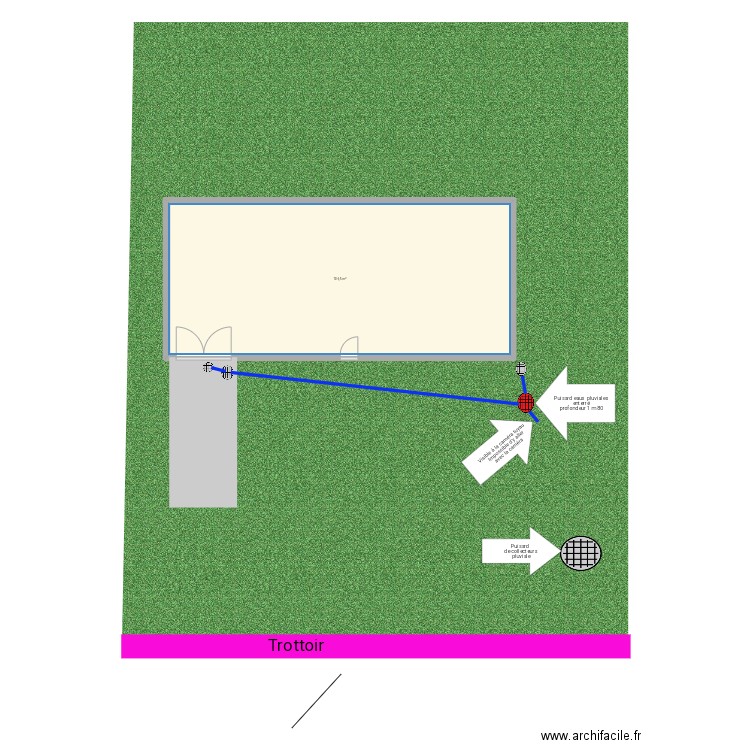 47 gen de Gaulle . Plan de 1 pièce et 107 m2