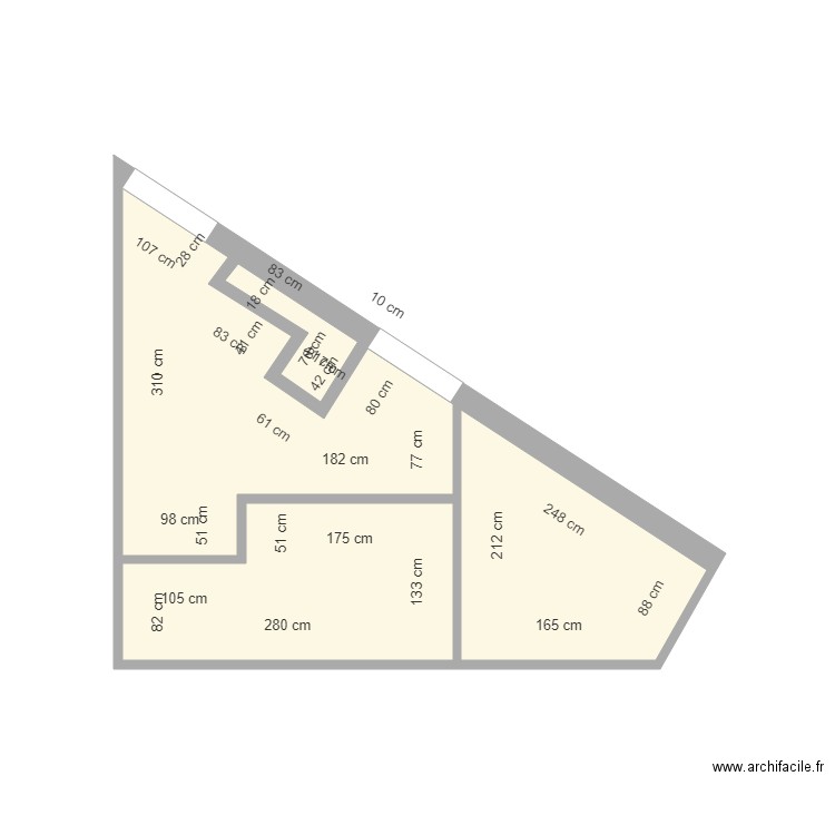 CUISINE SDB EXISTANT KARIM. Plan de 0 pièce et 0 m2