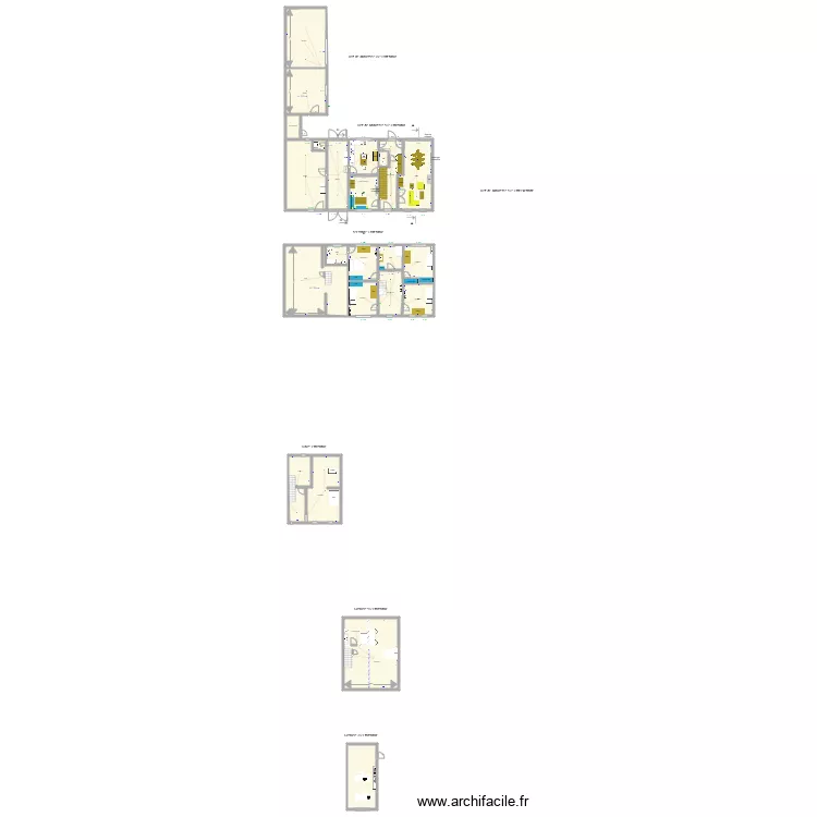 Plan Etat futur 1 electricite assistant. Plan de 