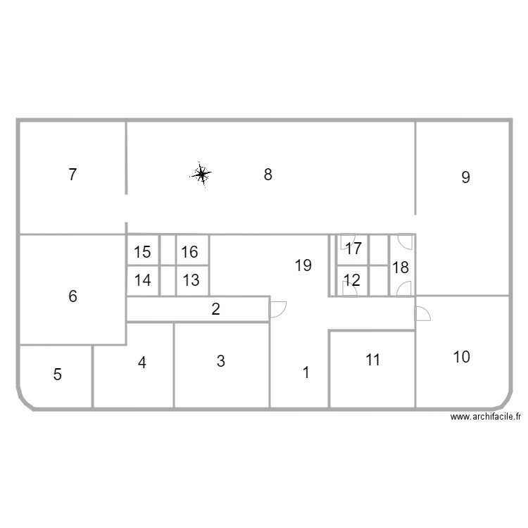 Couperigne Studia 2021. Plan de 0 pièce et 0 m2