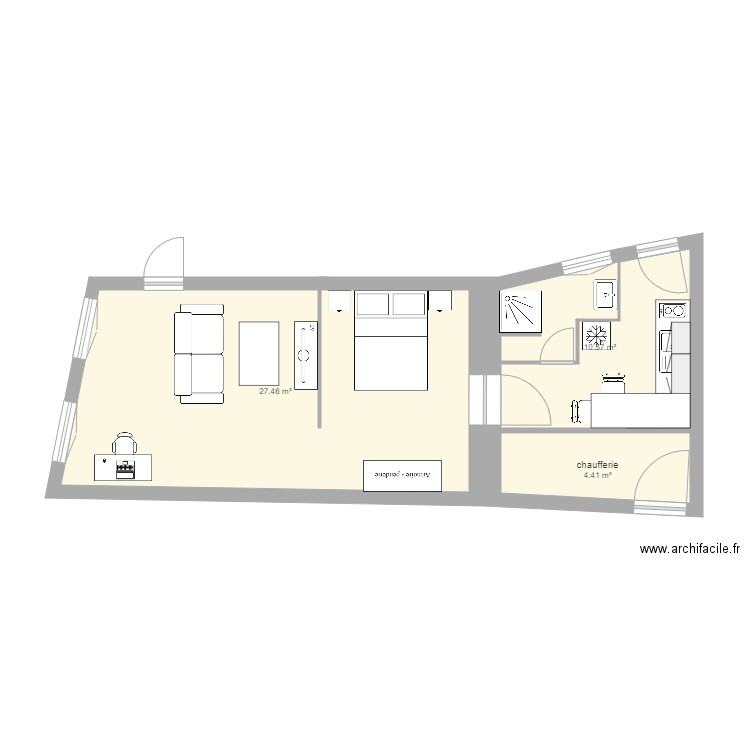 maison du 12 rdc. Plan de 0 pièce et 0 m2