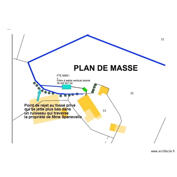 spanevello. Plan de 0 pièce et 0 m2