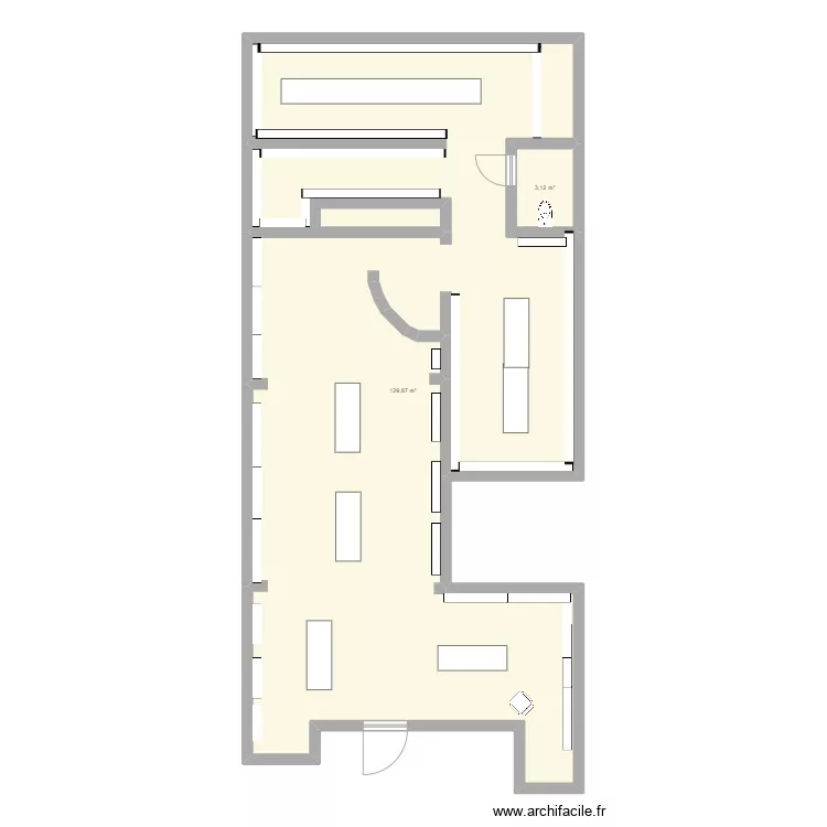 pi&eacute;ton. Plan de 