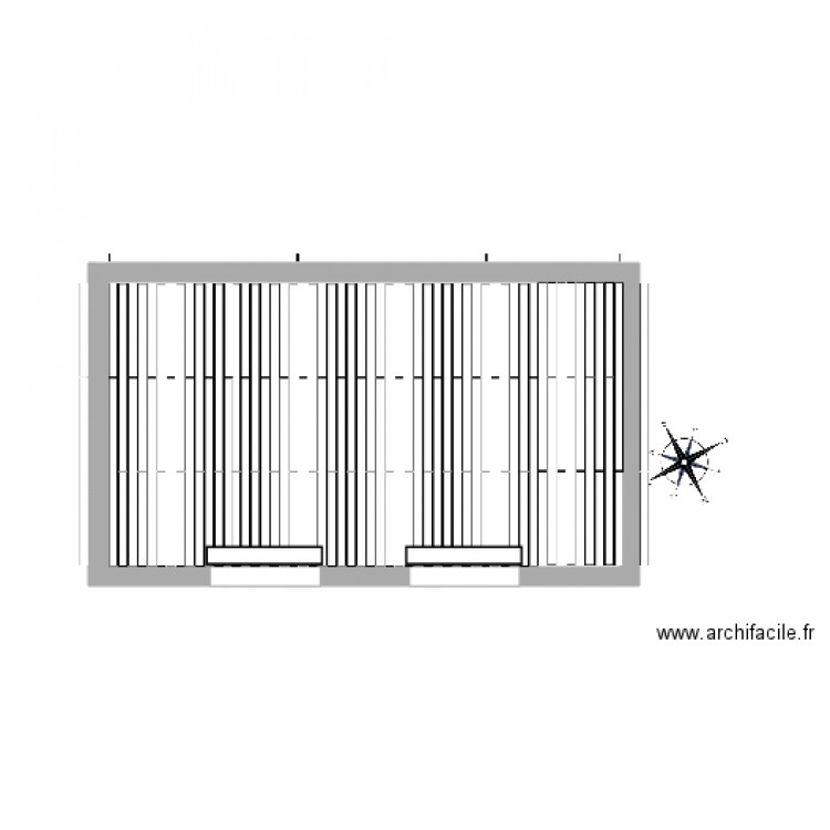 TERRASSE NIVEAU PLATELAGE 3m30. Plan de 0 pièce et 0 m2